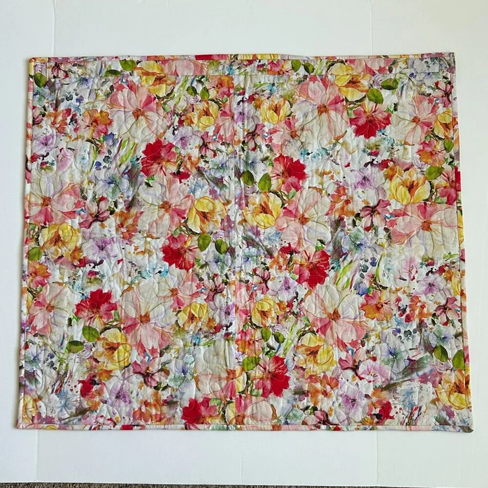 Baby Mini Quilt Activity Play Mat Wishing on a Dream 32x27 Inch Nursery Handmade